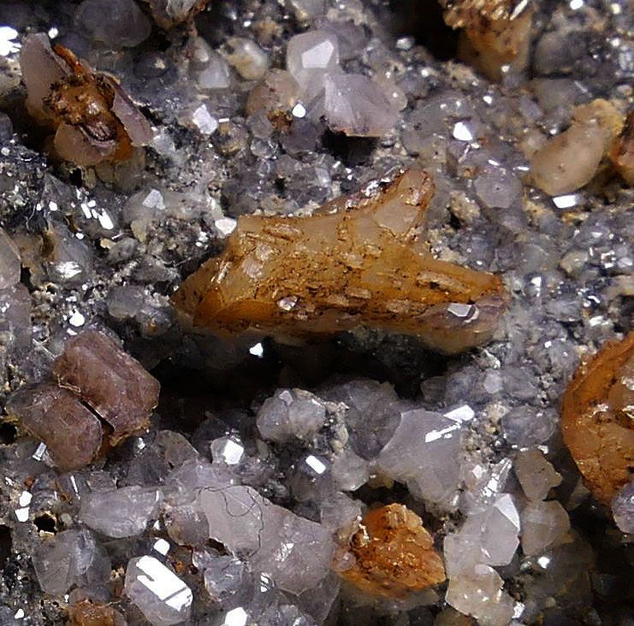 Cerussite On Galena