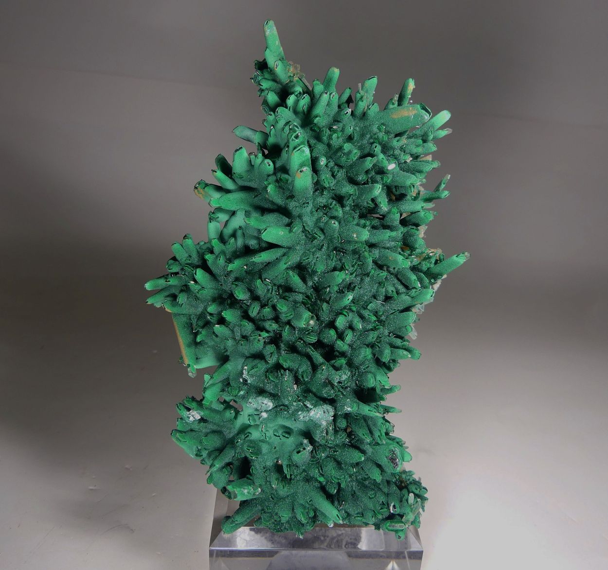 Malachite On Baryte