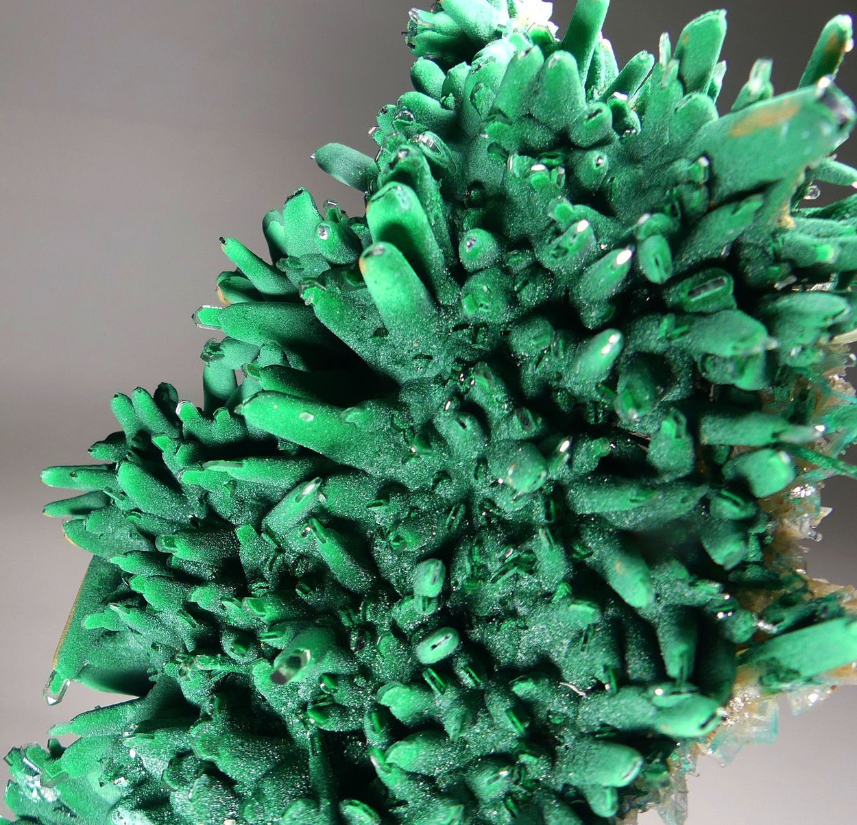 Malachite On Baryte