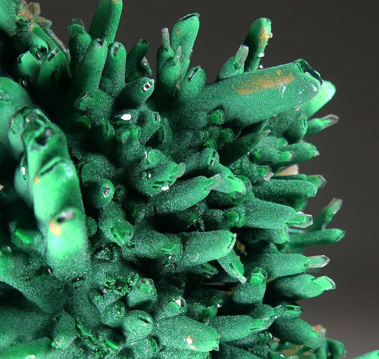 Malachite On Baryte