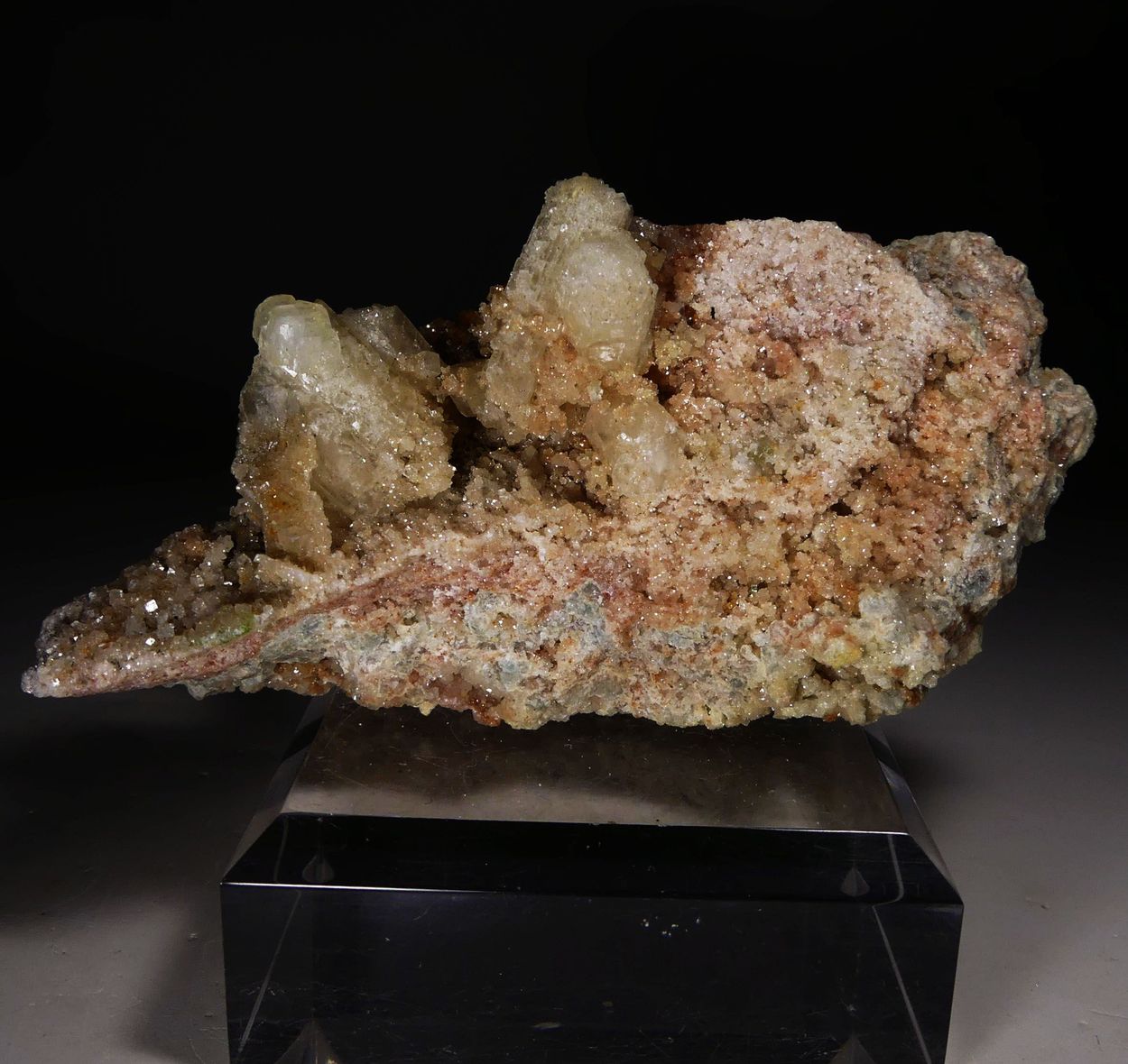 Tarnowitzite On Willemite & Dolomite