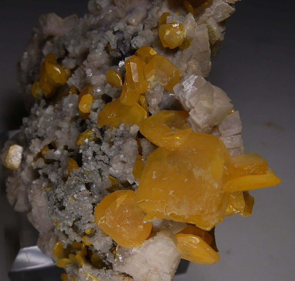Wulfenite On Dolomite