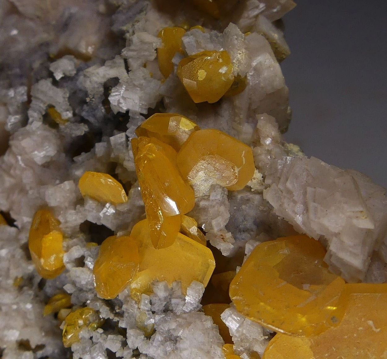 Wulfenite On Dolomite