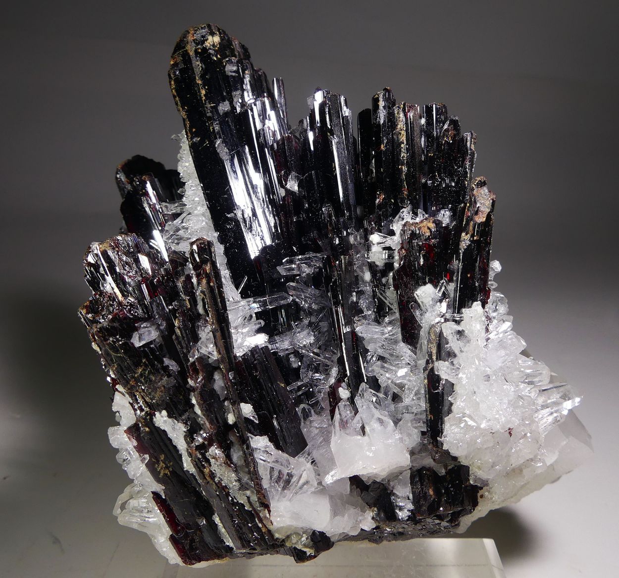 Hübnerite & Rock Crystal