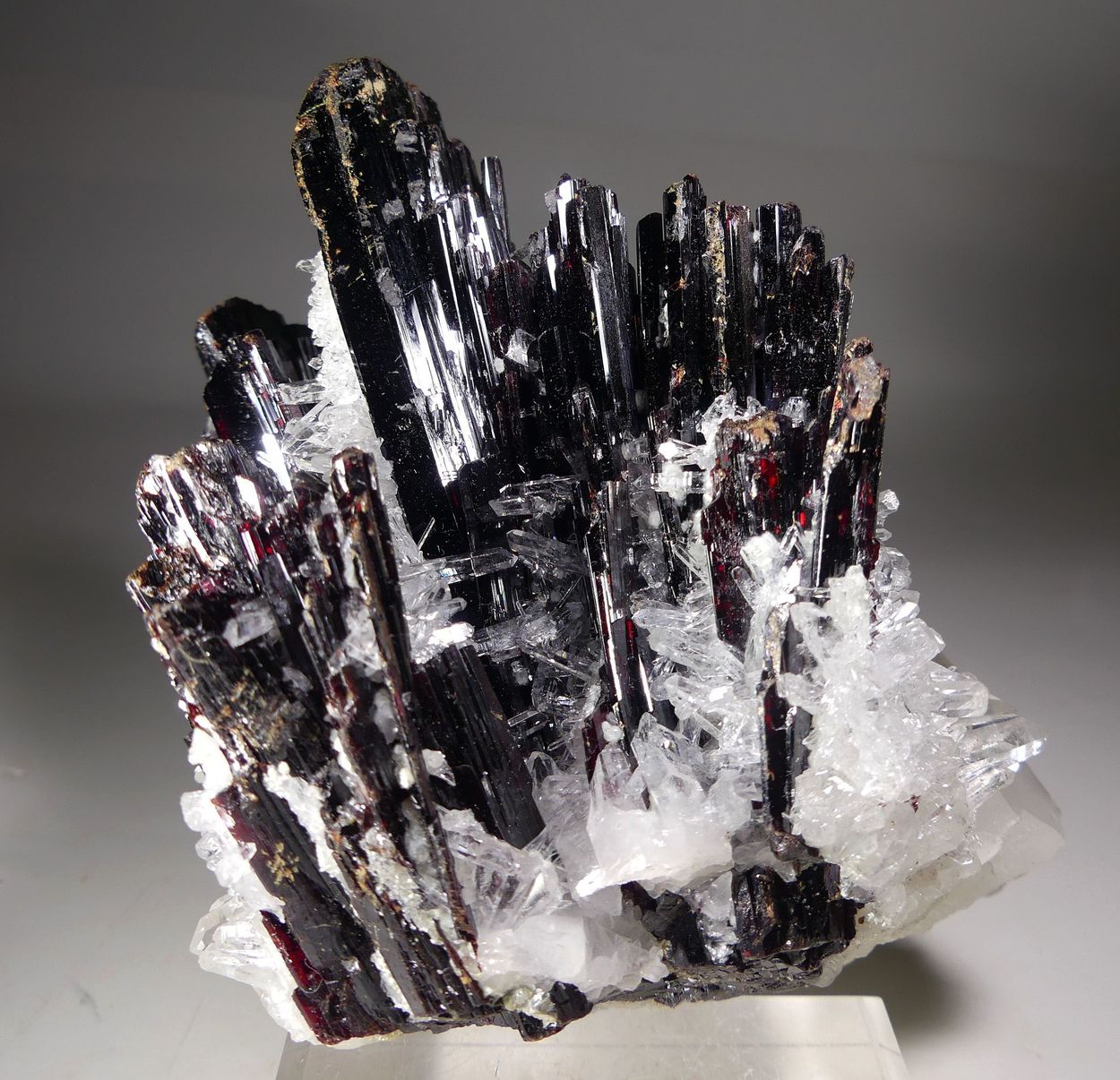 Hübnerite & Rock Crystal