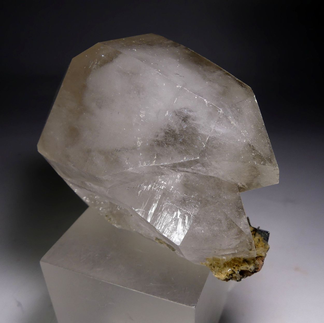 Bertrandite & Pyrite On Quartz