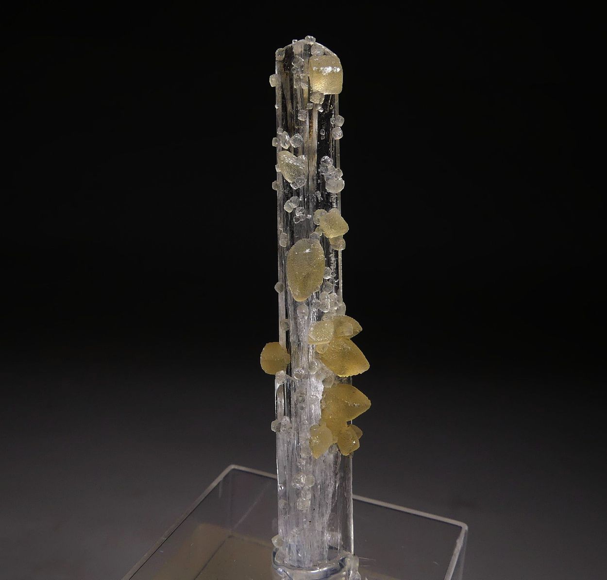 Calcite On Scolecite