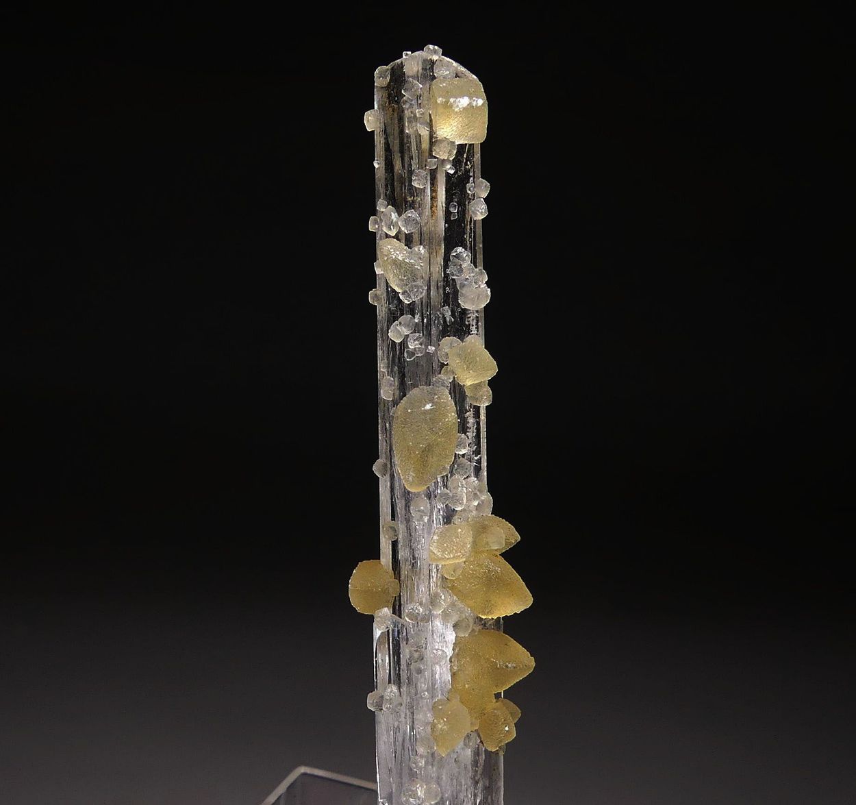 Calcite On Scolecite