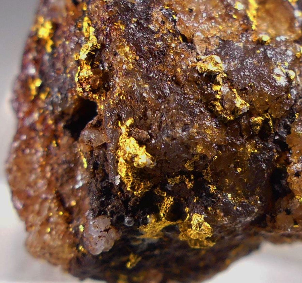 Native Gold On Quartz