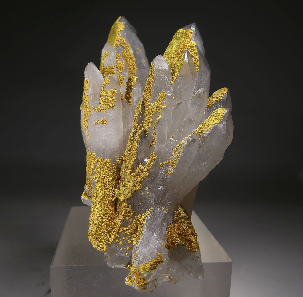 Orpiment On Quartz