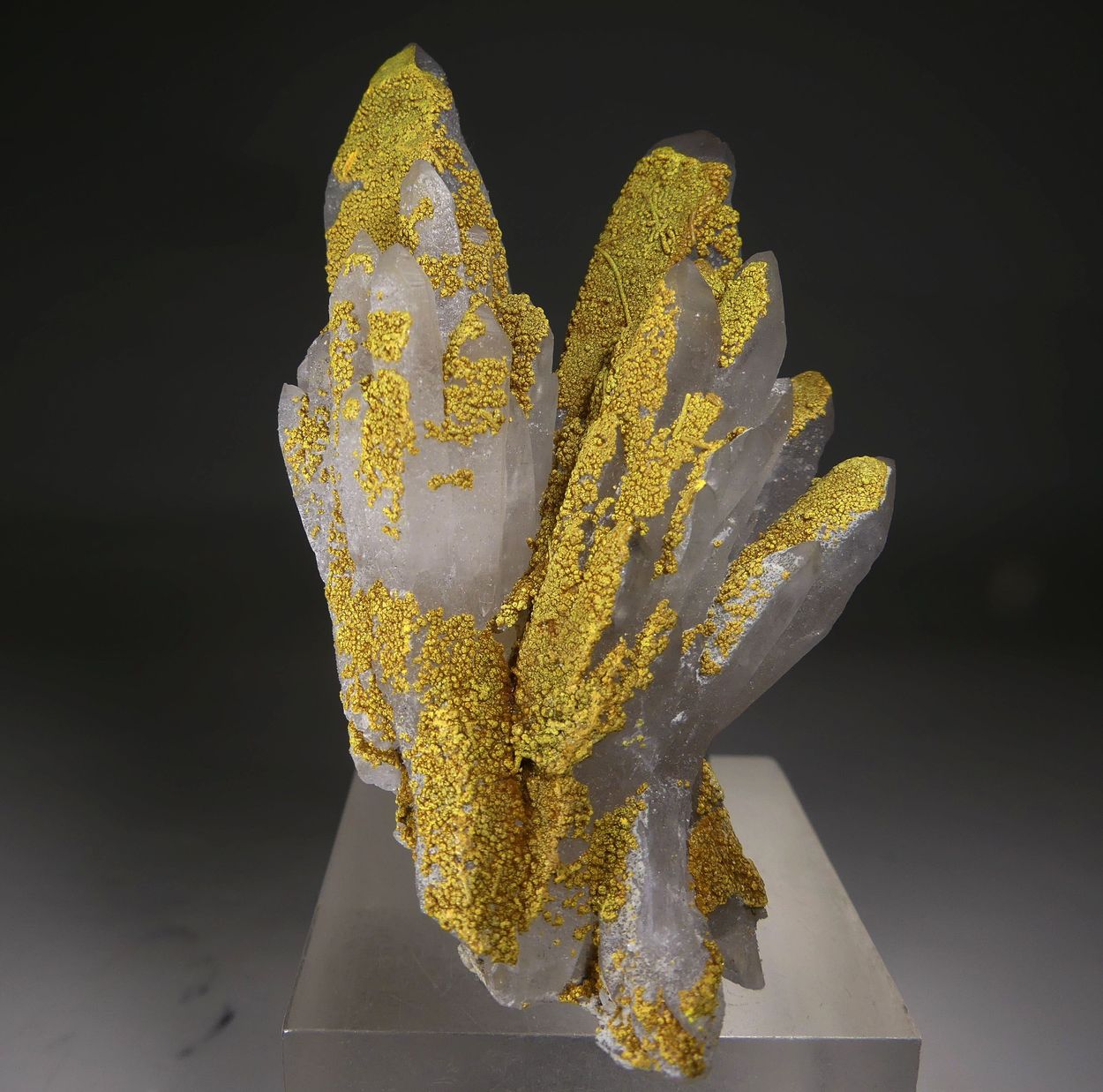 Orpiment On Quartz