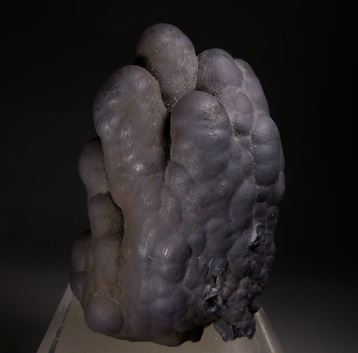 Pyrolusite On Goethite