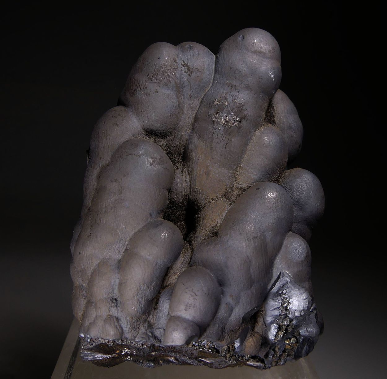 Pyrolusite On Goethite