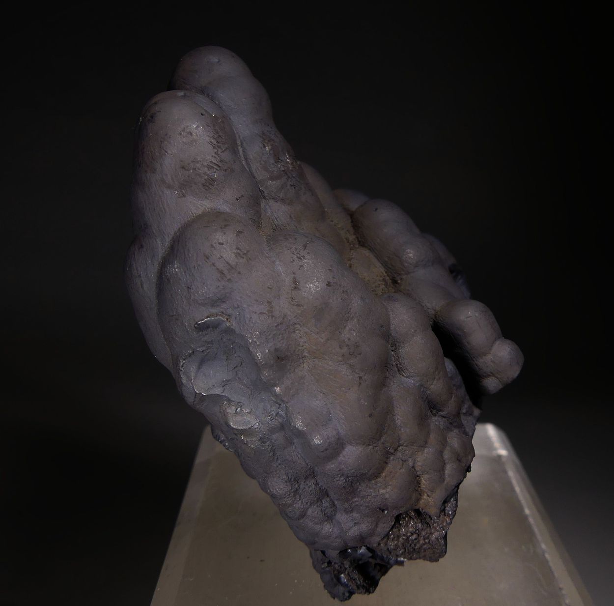 Pyrolusite On Goethite