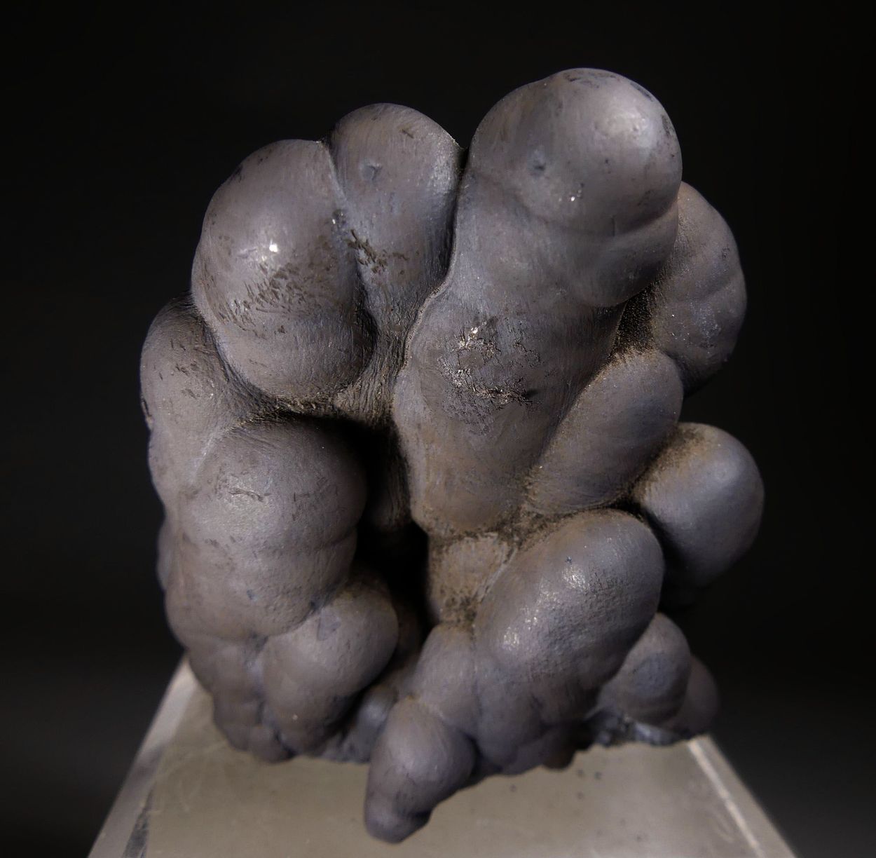 Pyrolusite On Goethite