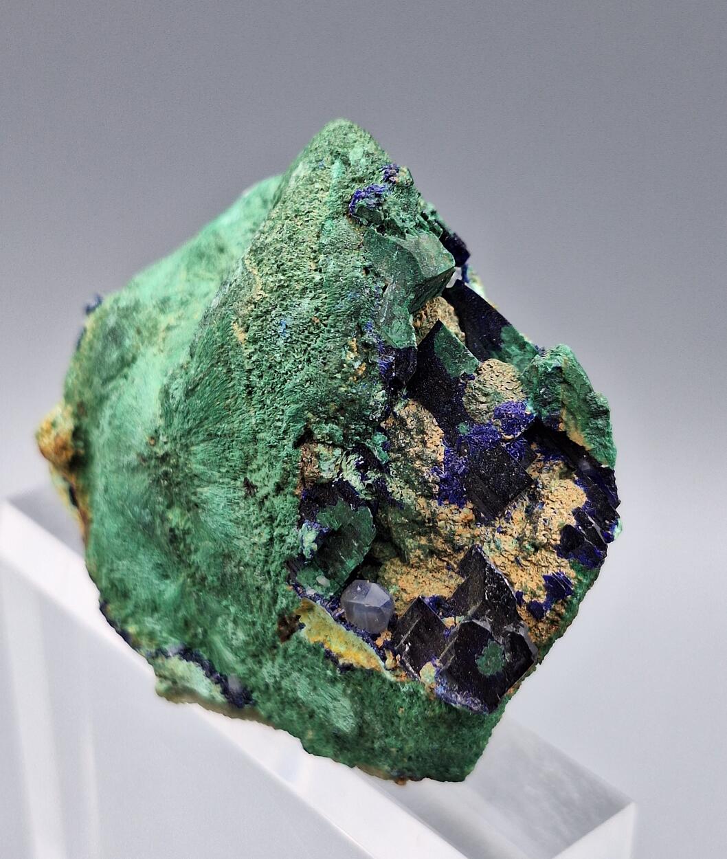 Malachite Psm Azurite With Cerussite & Azurite