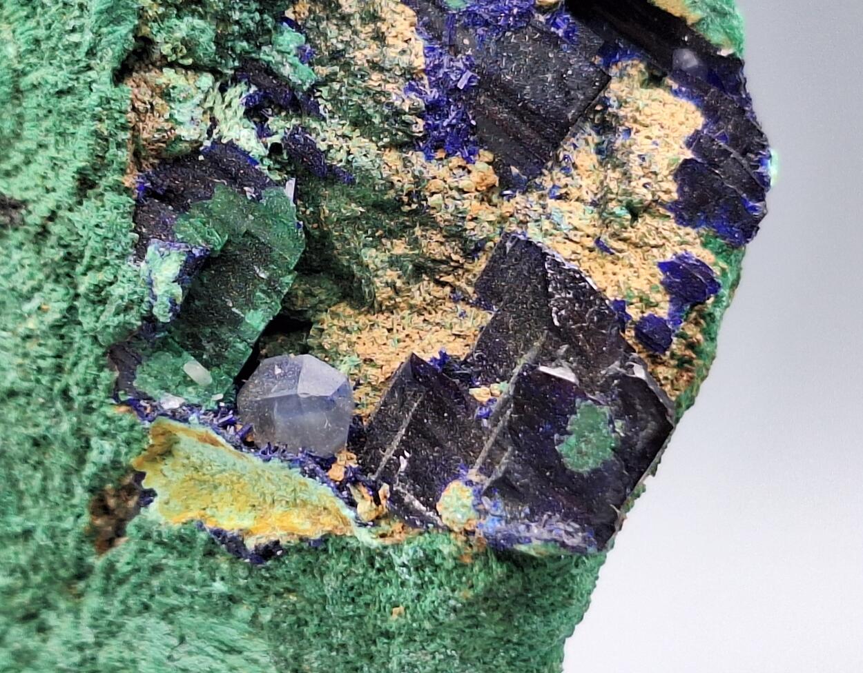Malachite Psm Azurite With Cerussite & Azurite
