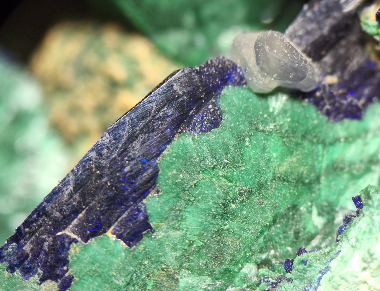 Malachite Psm Azurite With Cerussite & Azurite