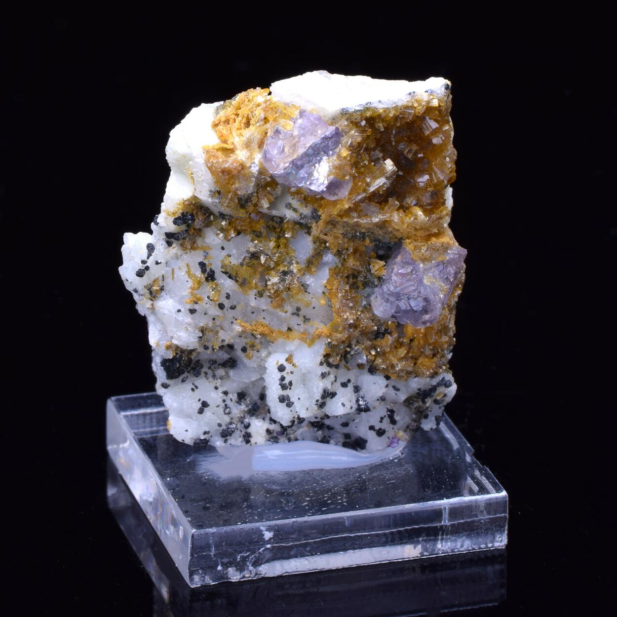 Fluorite & Stilbite & Albite & Chlorite