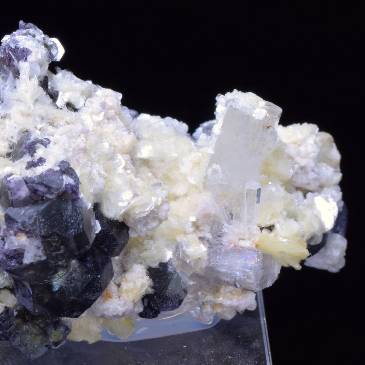 Goshenite & Fluorite & Muscovite