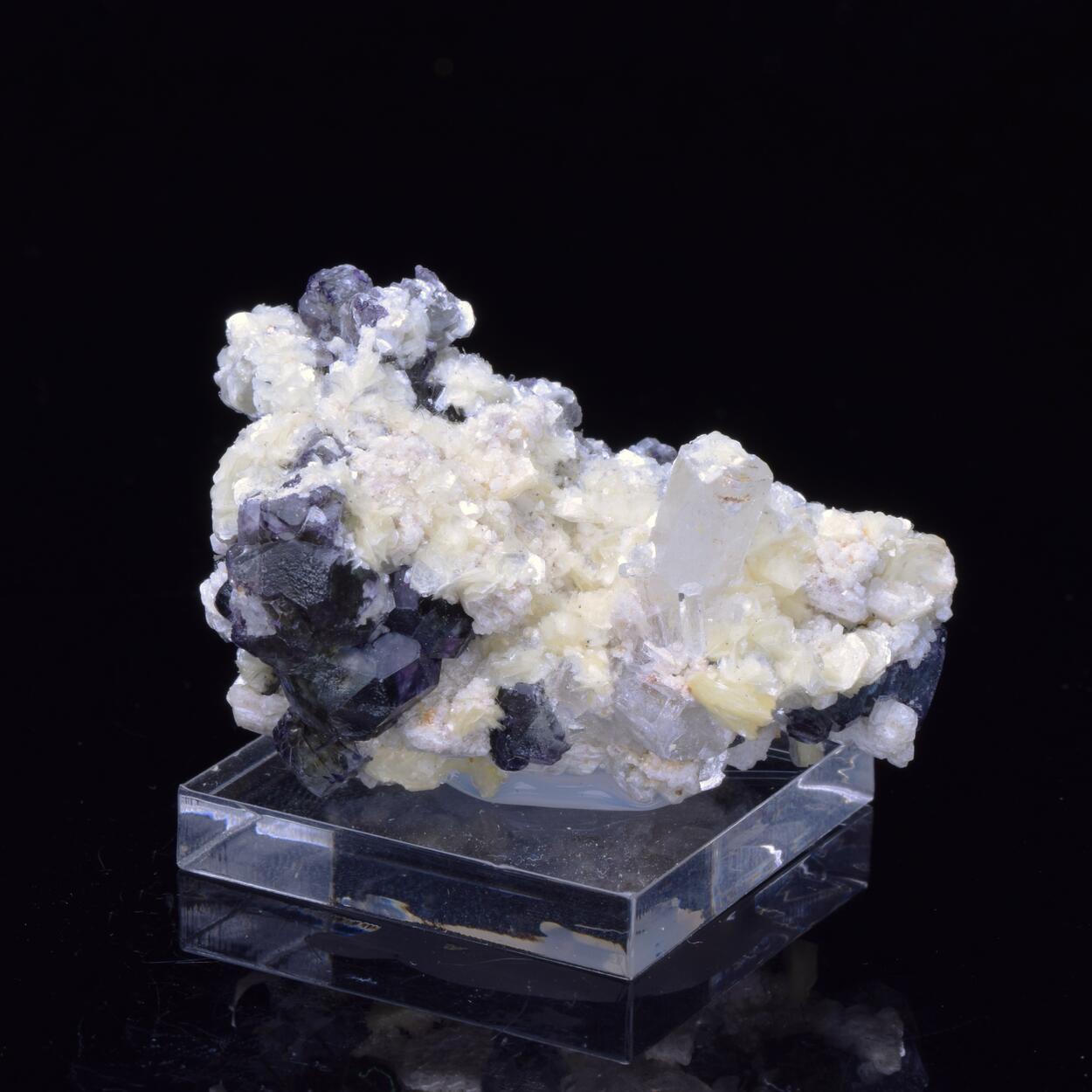 Goshenite & Fluorite & Muscovite