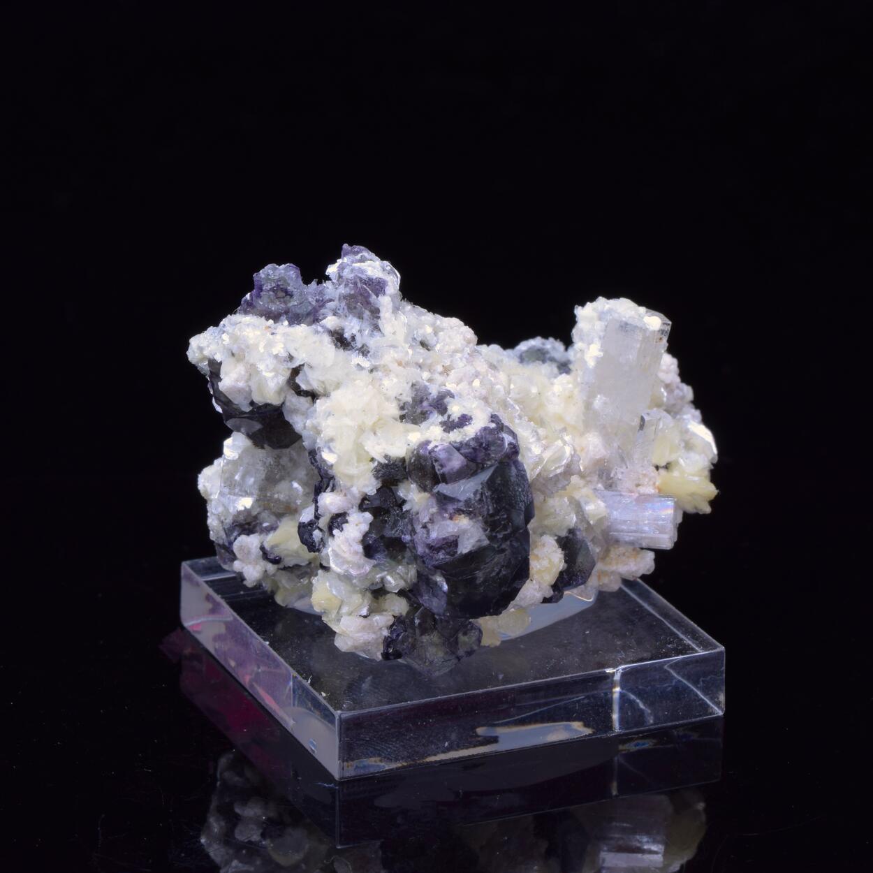 Goshenite & Fluorite & Muscovite