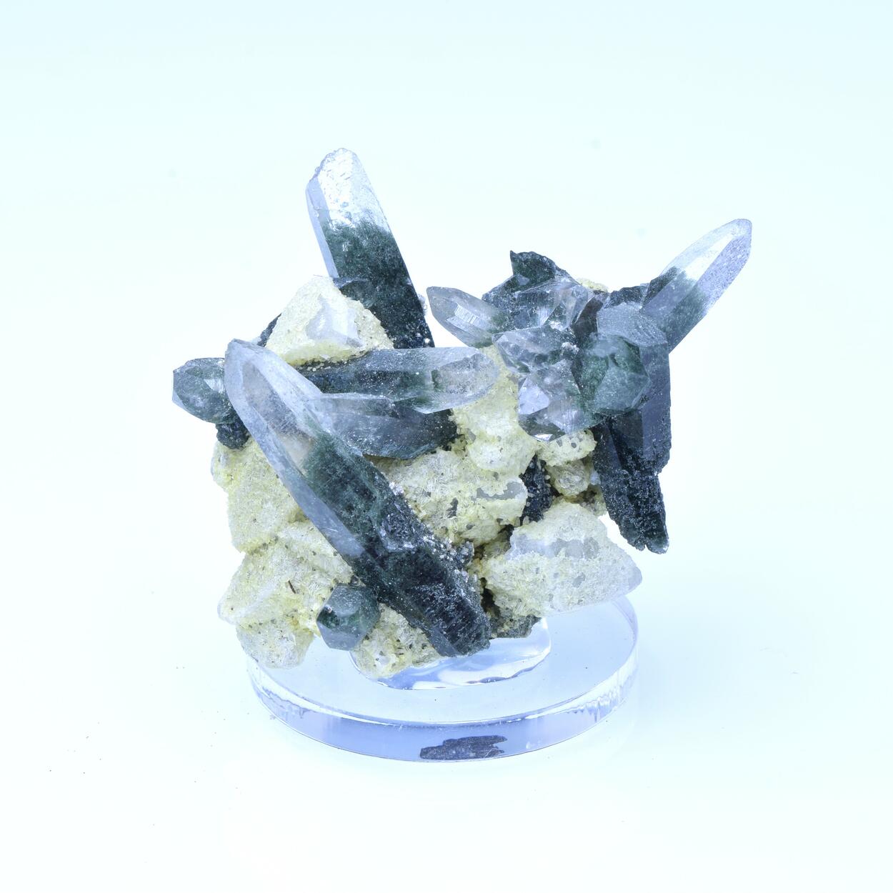 Quartz With Chlorite Inclusions