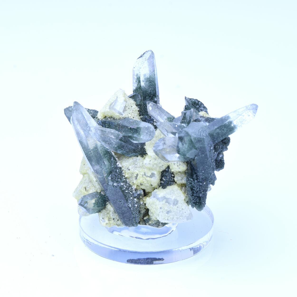 Quartz With Chlorite Inclusions