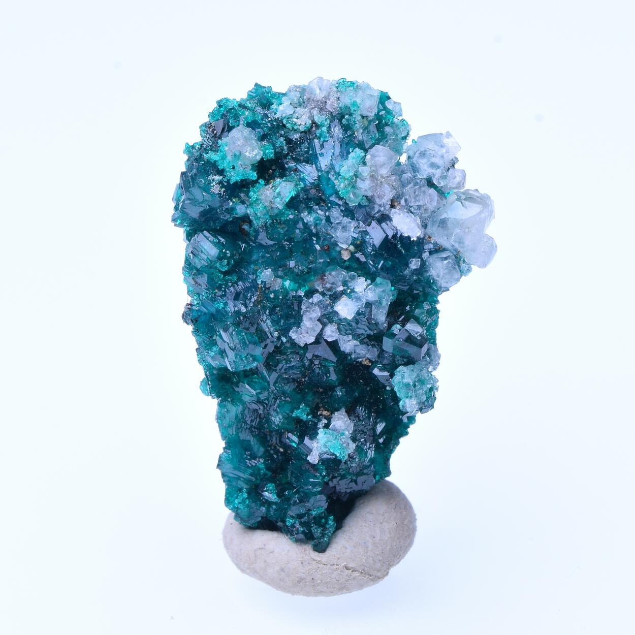 Dioptase & Calcite