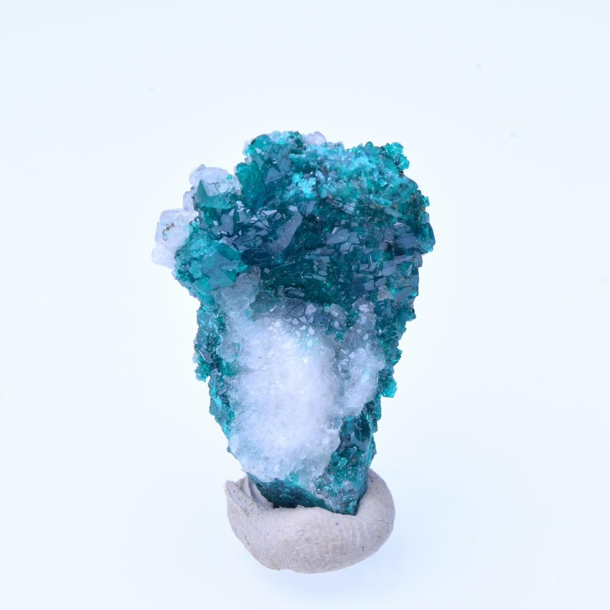 Dioptase & Calcite