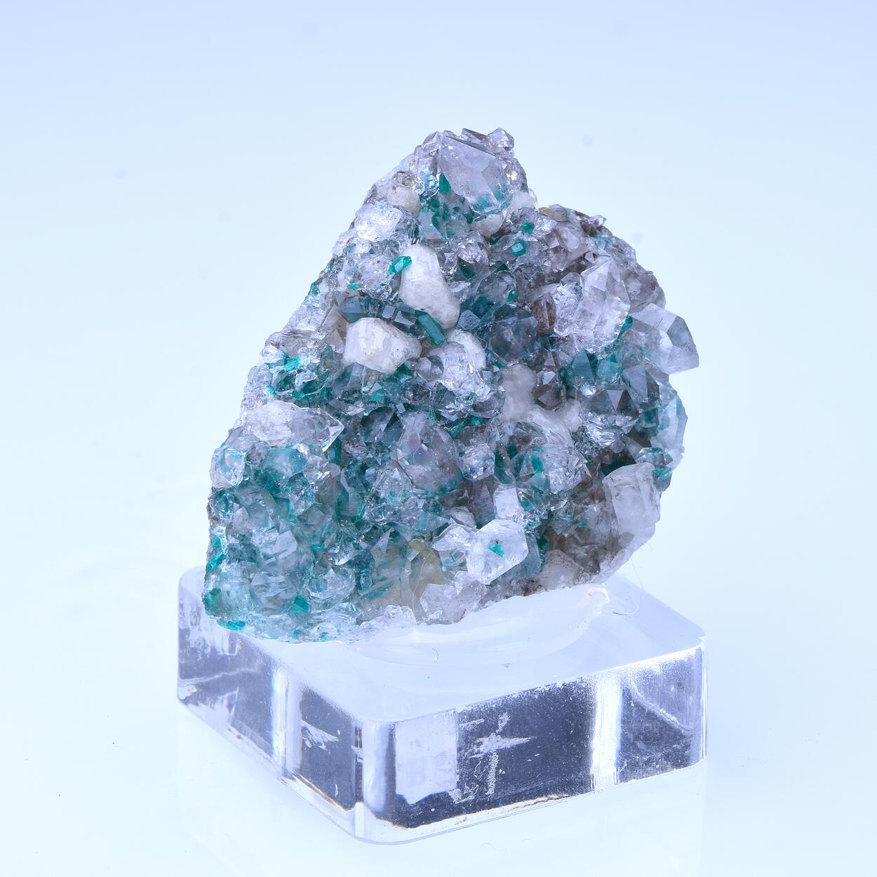 Dioptase & Quartz & Calcite