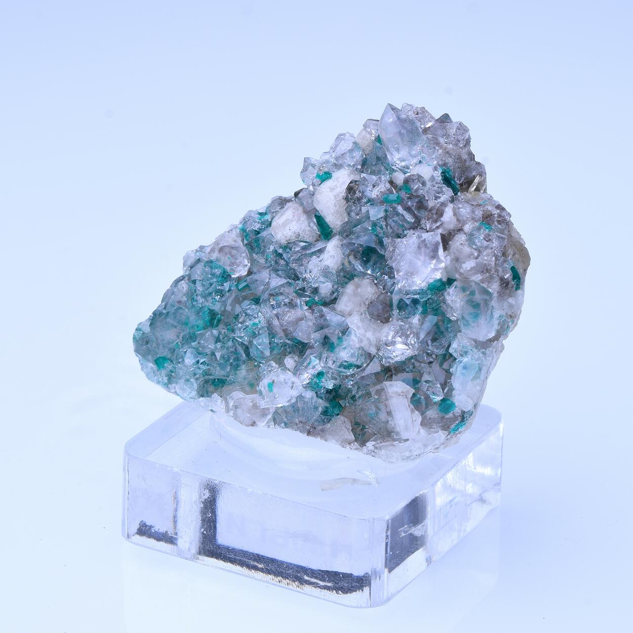 Dioptase & Quartz & Calcite