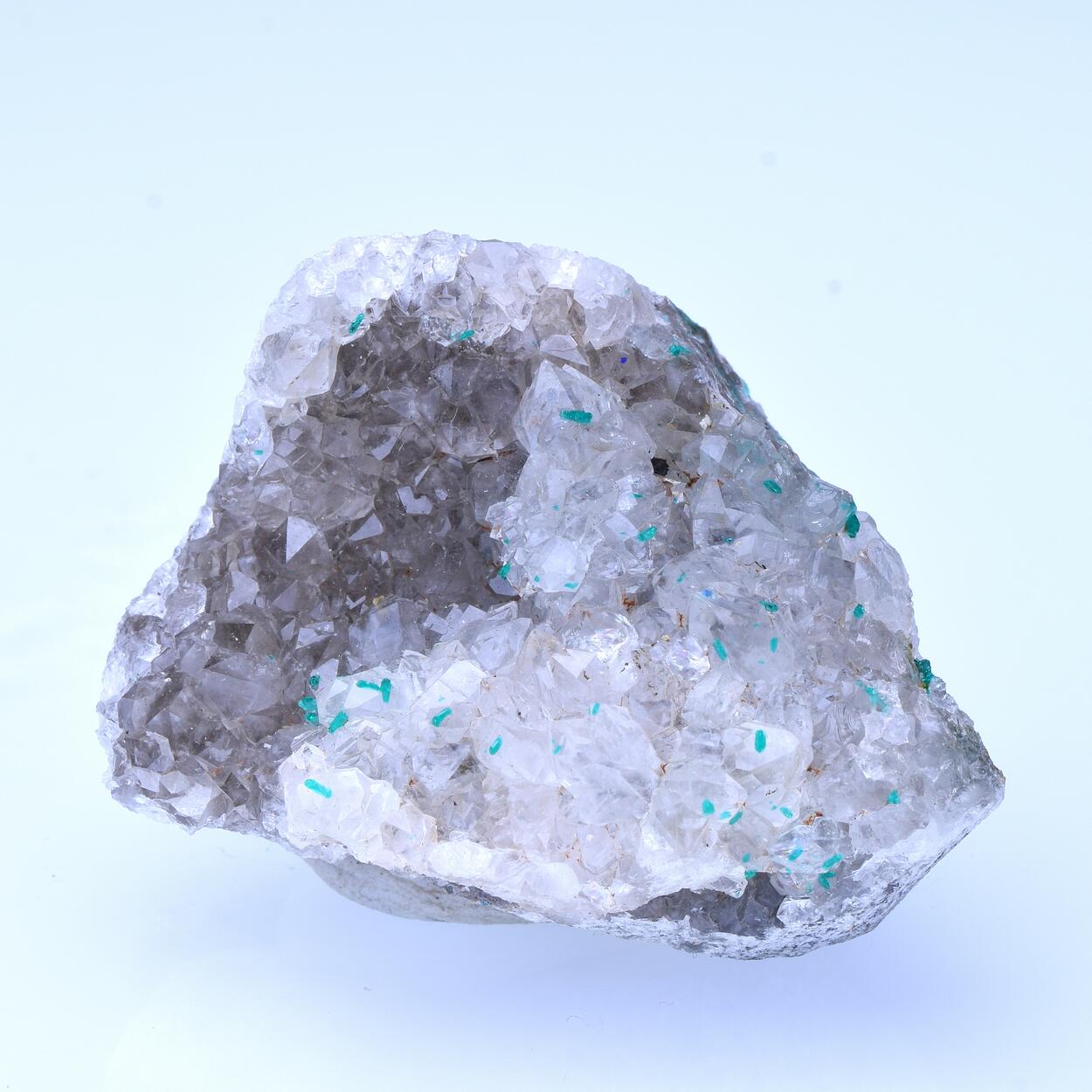 Dioptase & Quartz