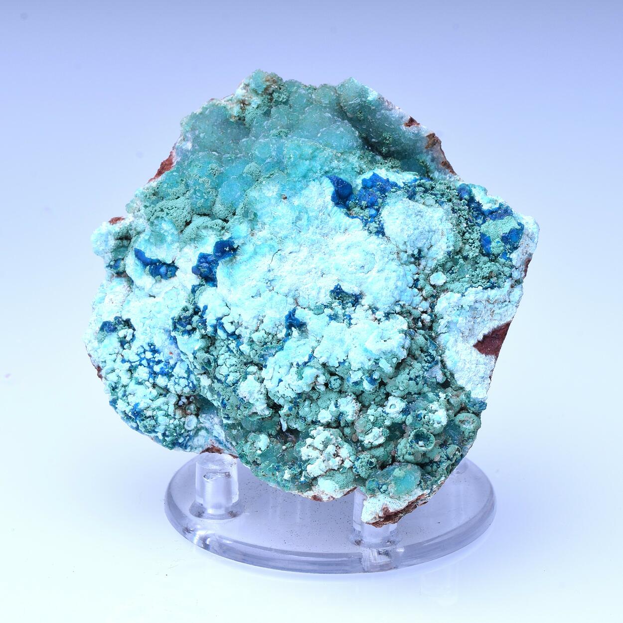 Veszelyite & Aurichalcite & Hemimorphite & Malachite
