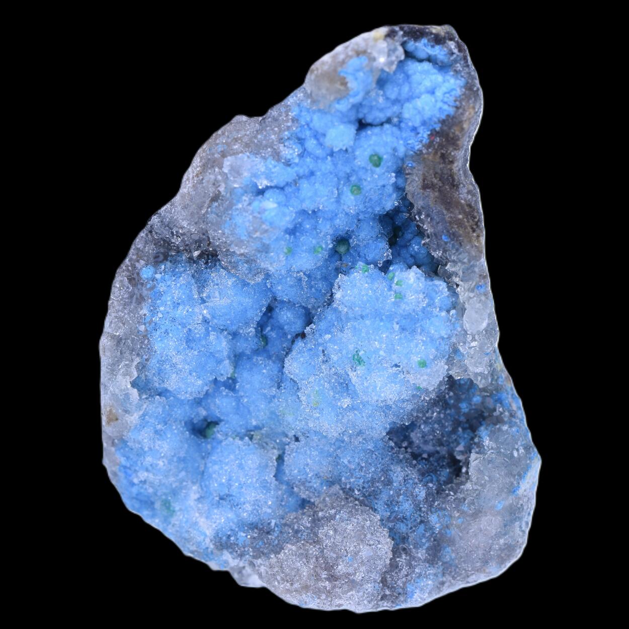 Quartz Plancheite & Zincolibethenite