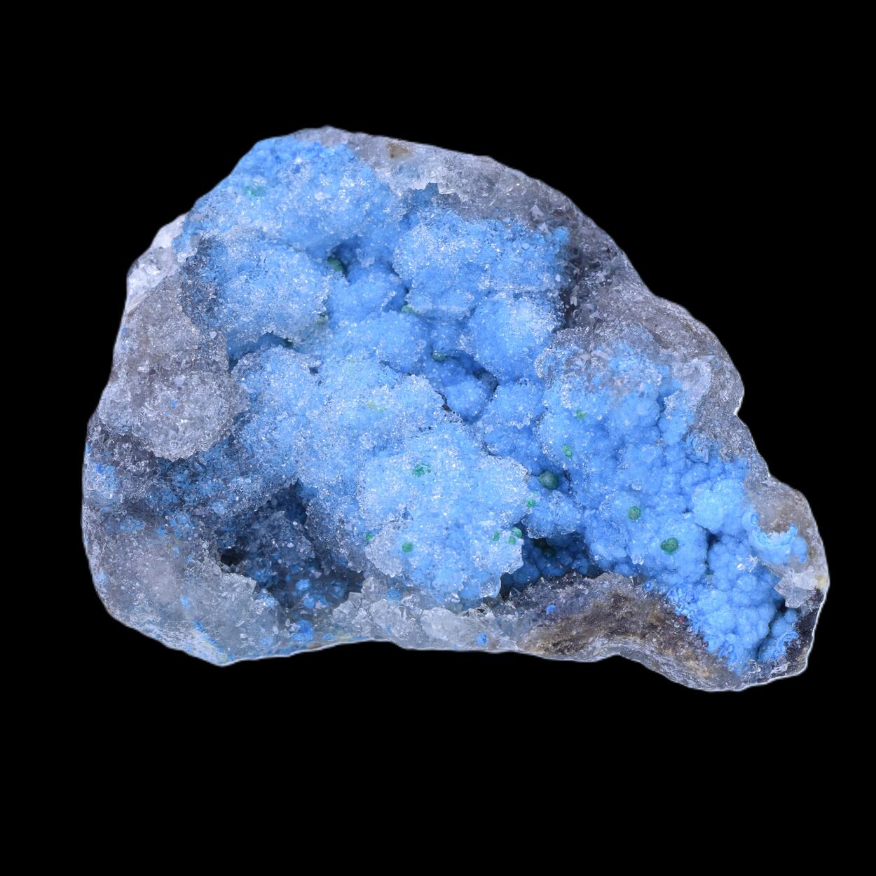 Quartz Plancheite & Zincolibethenite