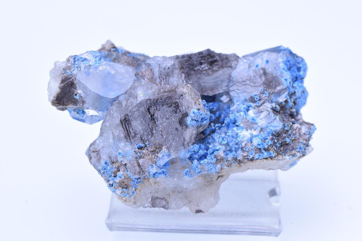 Quartz Plancheite & Calcite