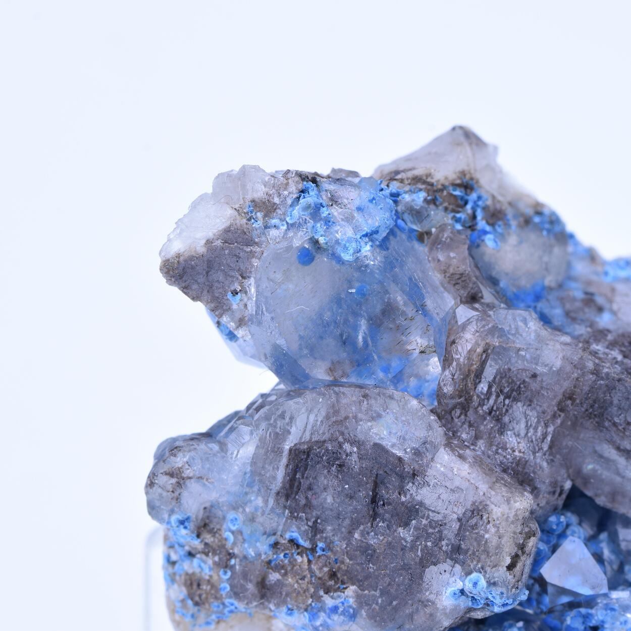 Quartz Plancheite & Calcite