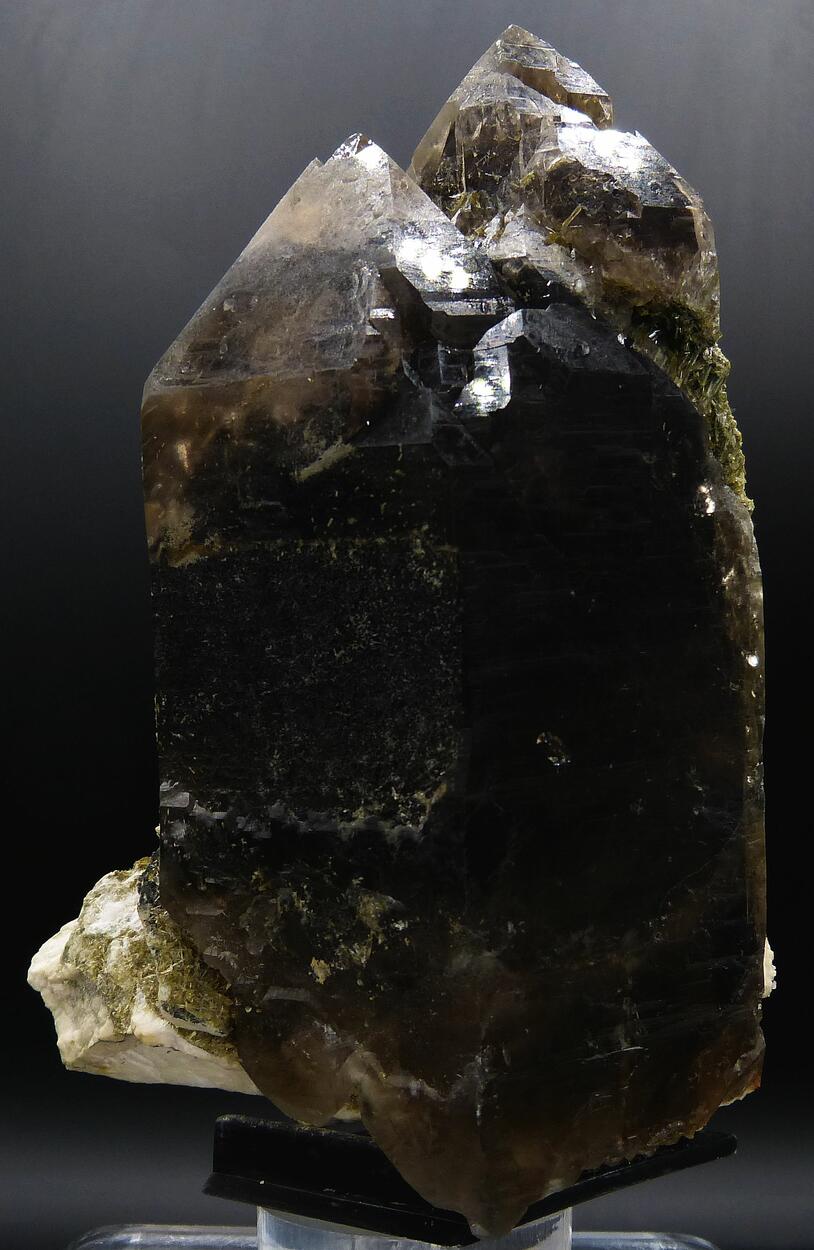 Smoky Quartz Microcline & Epidote