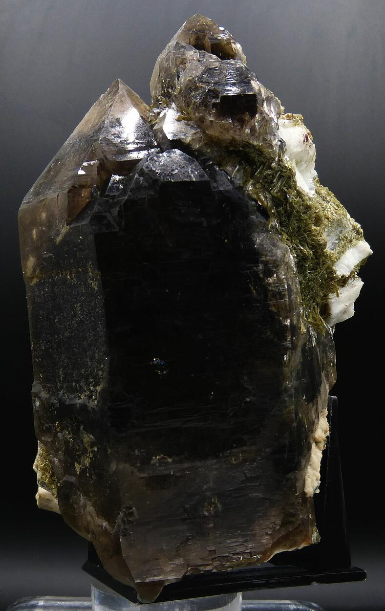 Smoky Quartz Microcline & Epidote