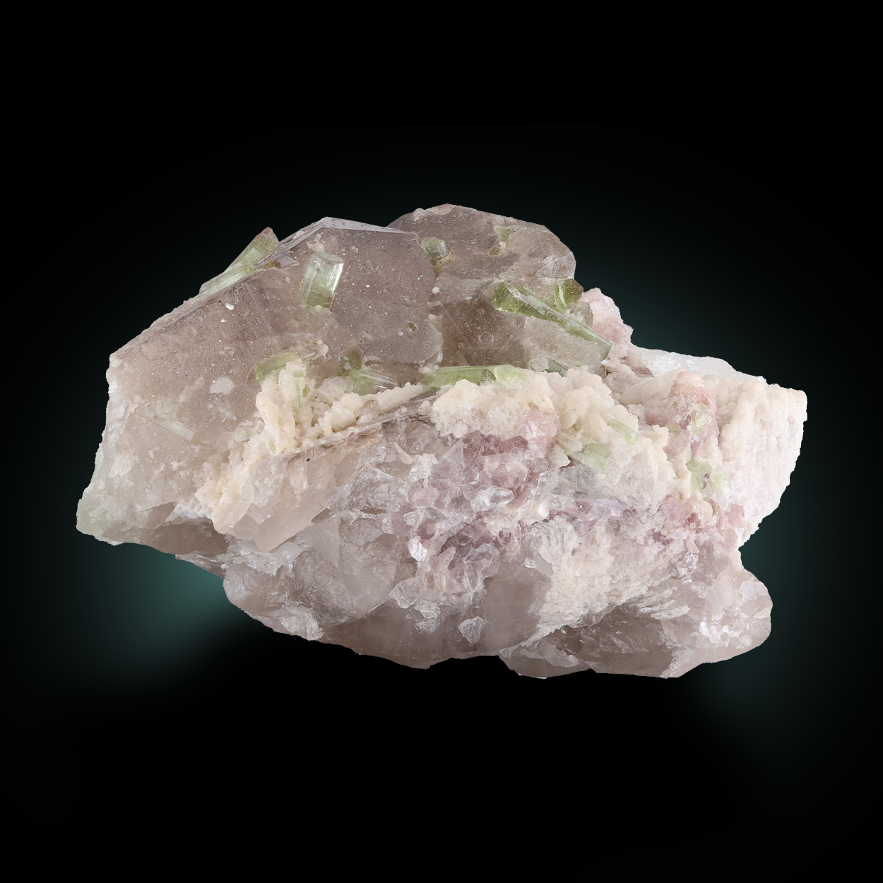 Tourmaline With Quartz