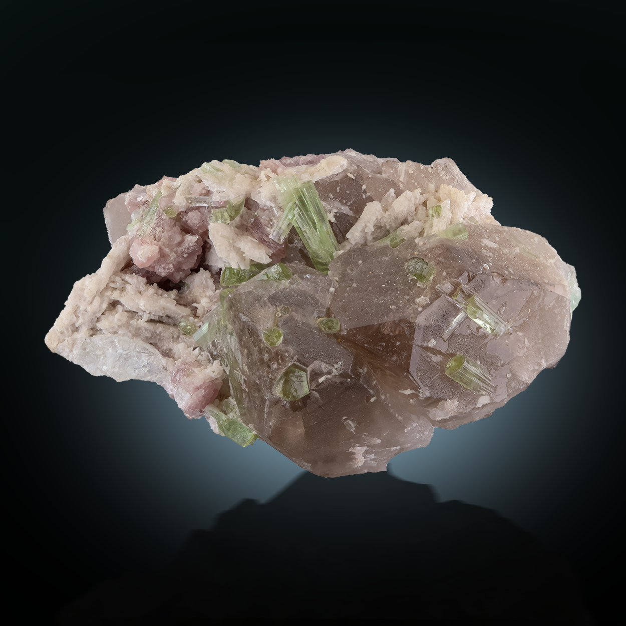 Tourmaline With Quartz