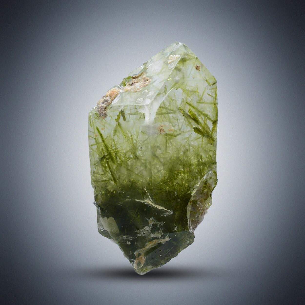 Quartz With Epidote Inclusions