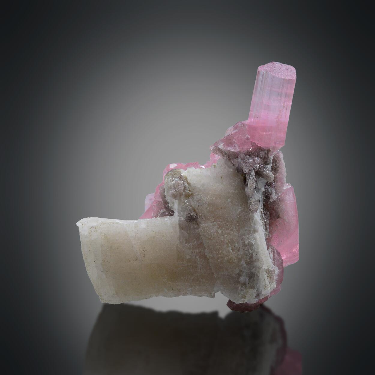 Tourmaline With Feldspar