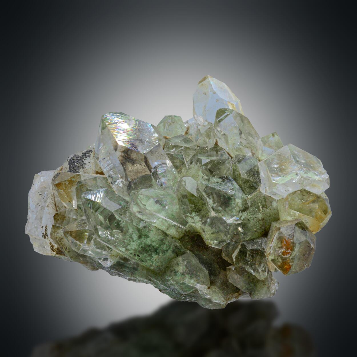 Quartz With Chlorite Inclusions
