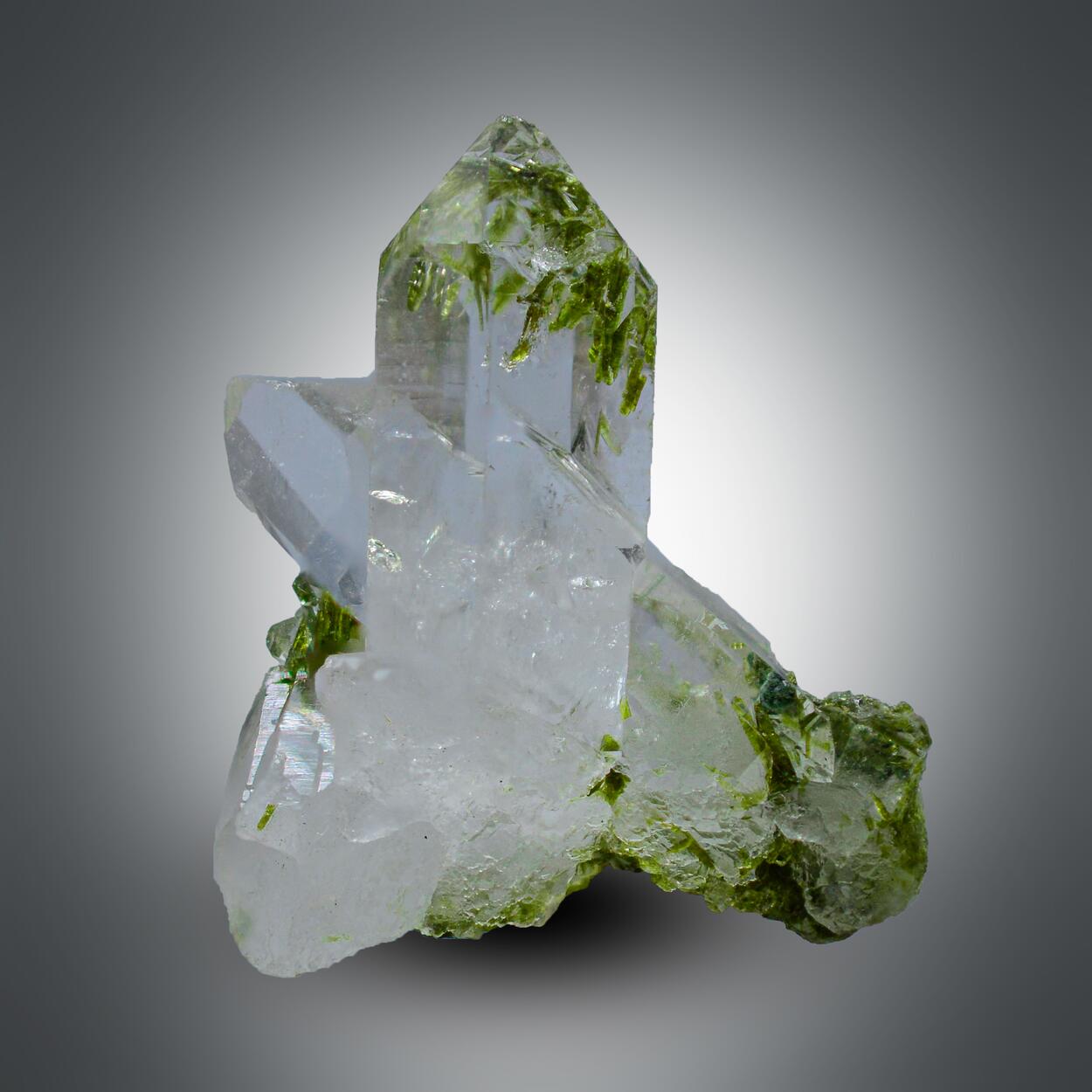 Quartz With Epidote Inclusions