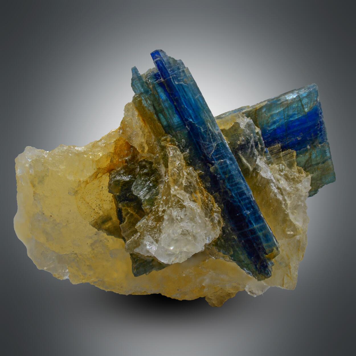 Kyanite With Calcite