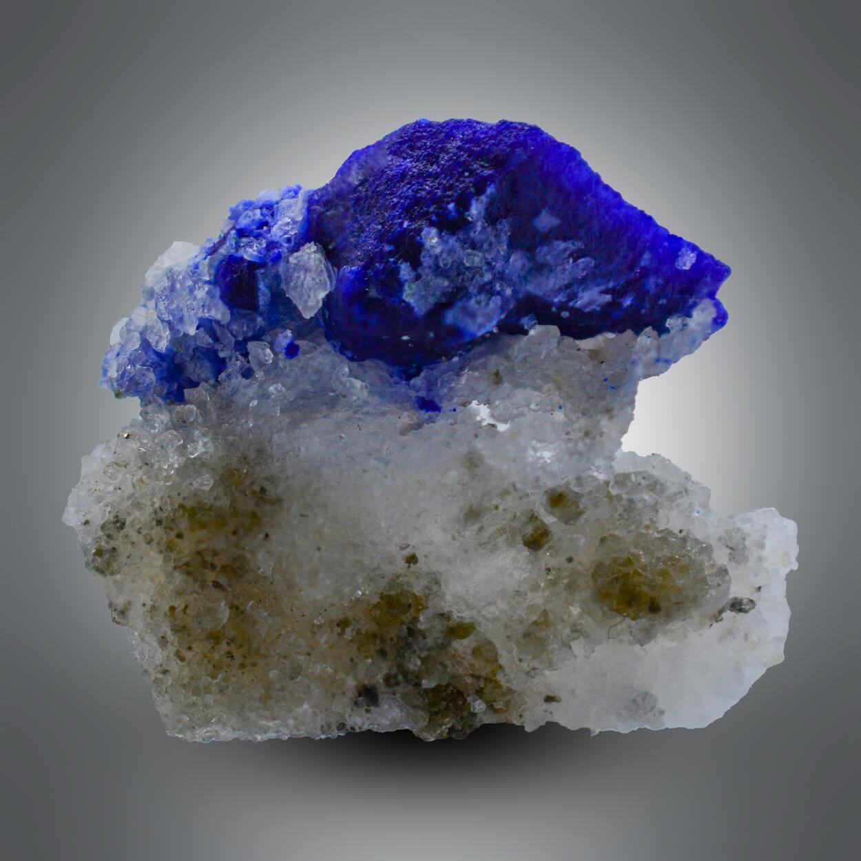 Afghanite On Calcite