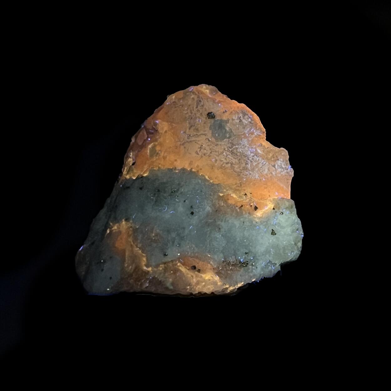 Hackmanite With Calcite