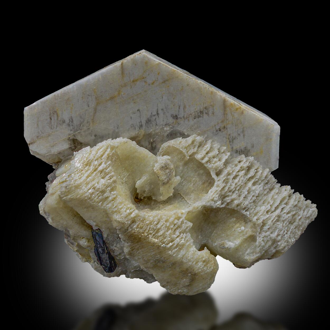 Microcline With Quartz Schorl & Muscovite